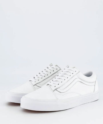 Vans Old Skool (Premium Leather) True White